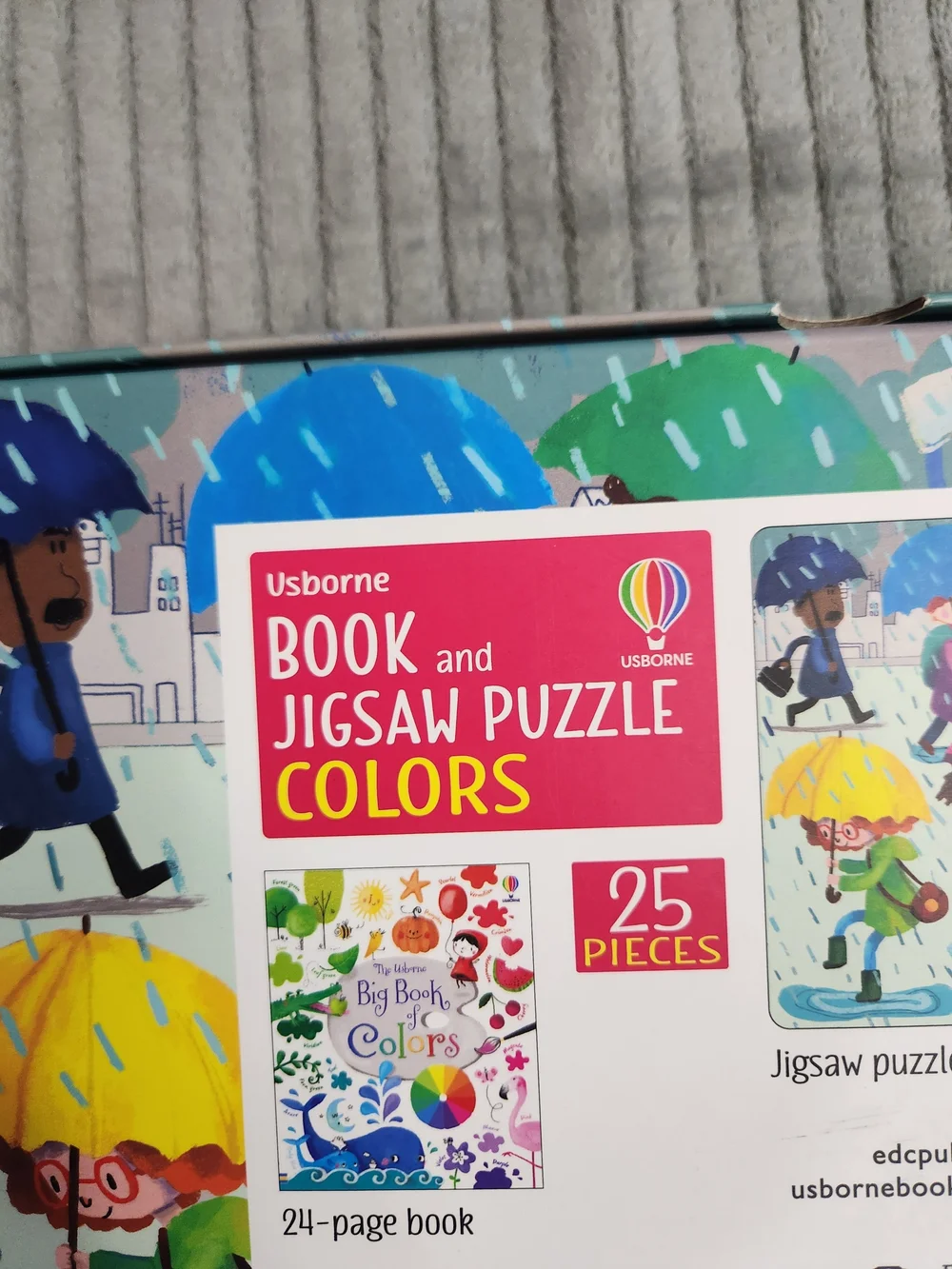 Usborne jigsaw puzzle colors 25 pieces